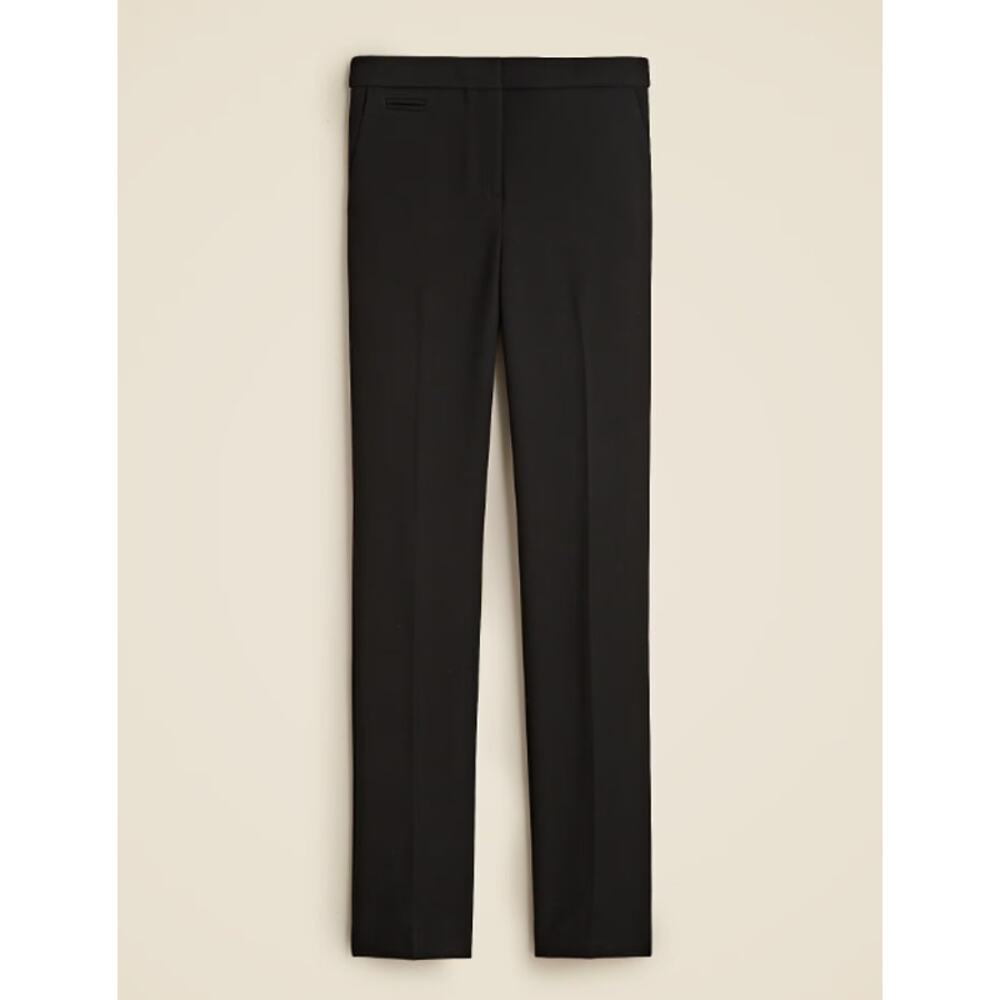 J.Crew Petite Slim Tapered Pant in Four Season Stretch Black Size 2P NWT - Picture 4 of 7